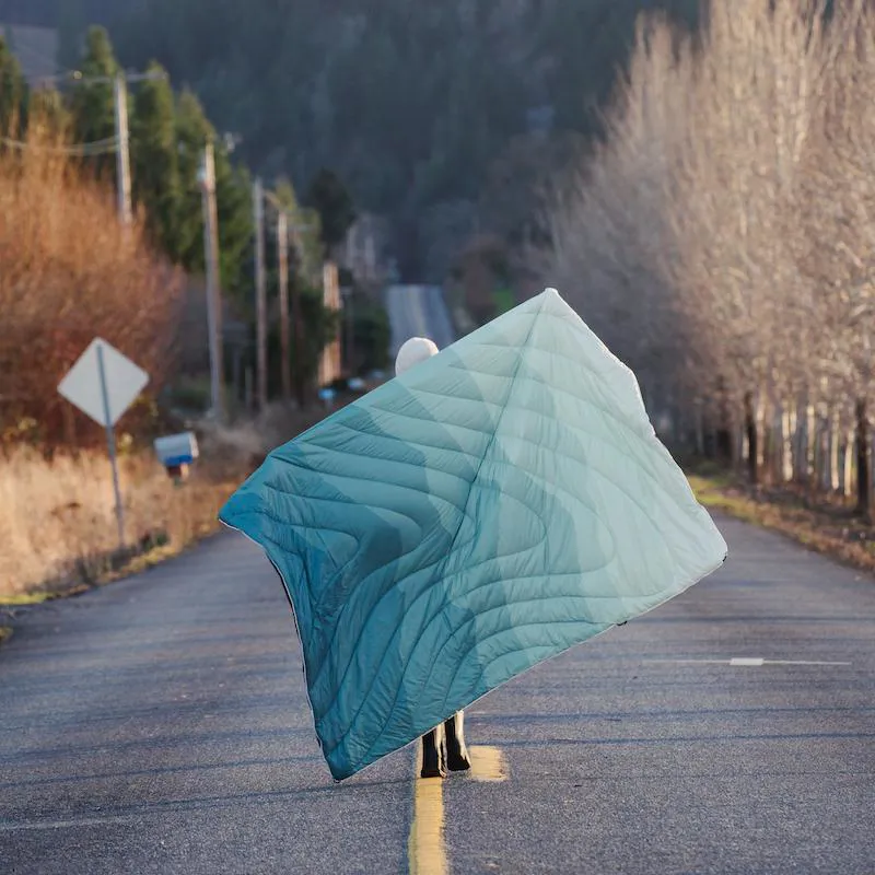 Rumpl Original Puffy 1 Person Blanket Cascade Fade
